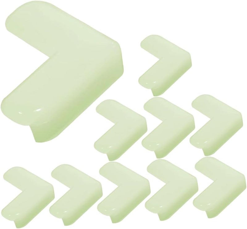 10pcs Transparent PVC Corner Protectors with Adhesive for Furniture Safety Edge Guards - Image 1