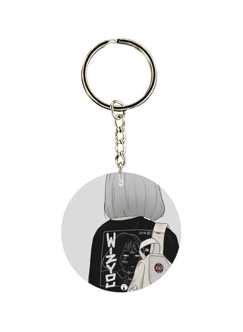RKN Girl Printed Keychain