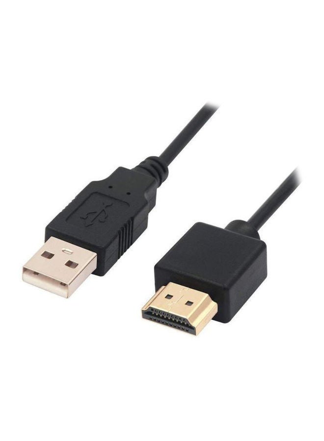 NIBEMINENT USB To HDMI Male Cable Black  - Image 5