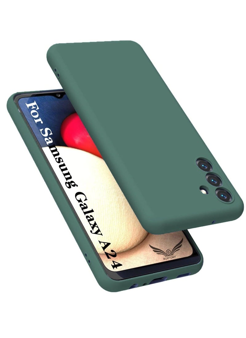 Raxoom Samsung Galaxy A24 4G Case – Liquid Soft Silicone Protective Cover, Anti-Scratch & Shockproof - Image 1