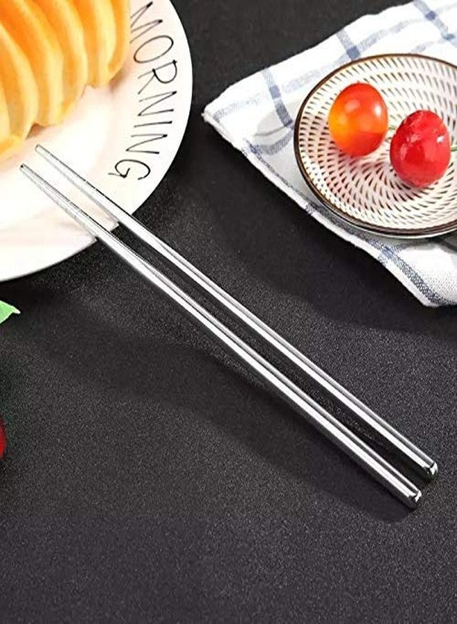 MARMIX 2 Pairs Chopsticks 304 Stainless Steel Anti-Skid Anti-hot Design Vacuum Chopsticks - Image 2