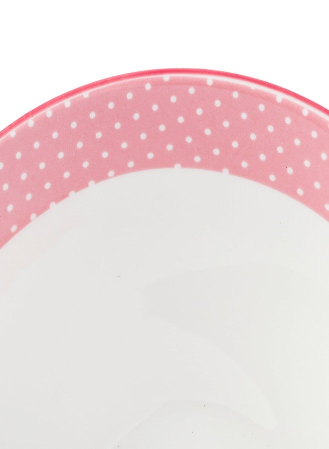 Silver Buffalo Strawberry Shortcake Vintage Berries and Polka Dots Ceramic Ramen Bowl with Chopsticks, 30 Ounces - Image 3