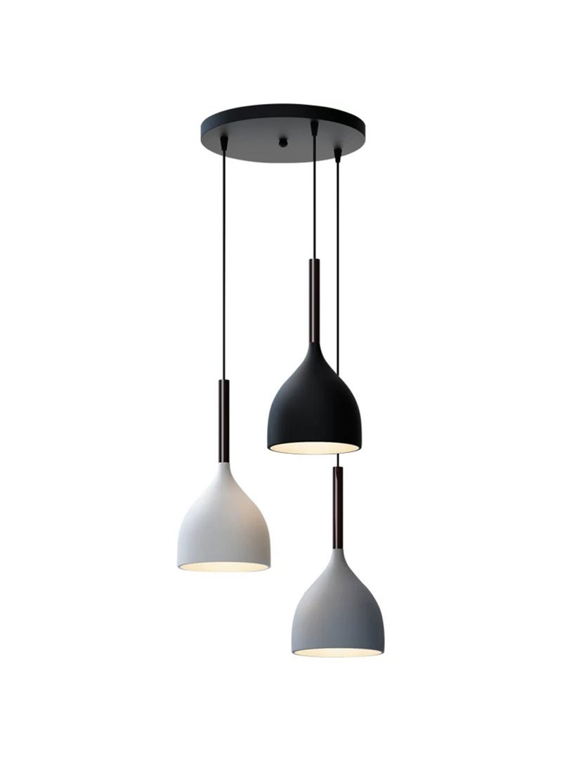 Onelight Modern Home Style Three-Head LED Chandelier, Cold Light/Natural Light/Warm Light 3 Colors Adjustable, Hanging Wire Adjustable  - Image 1