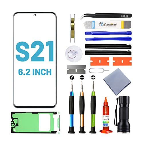 Tpyag Screen Replacement for Samsung Galaxy S21,Replacement Screen for Galaxy S21 Series 6.2 inch,Screen Repair Kit with Waterproof Adhesive(NO OLED & Touch Digitizer) - Image 1