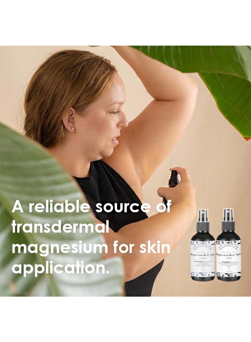 ECO finest Magnesium Body Spray，Relieve muscle tension, effectively relieve stress and relax the body and mind, promote muscle and joint health and support sleep, lavender extract (60ml)  - Image 3