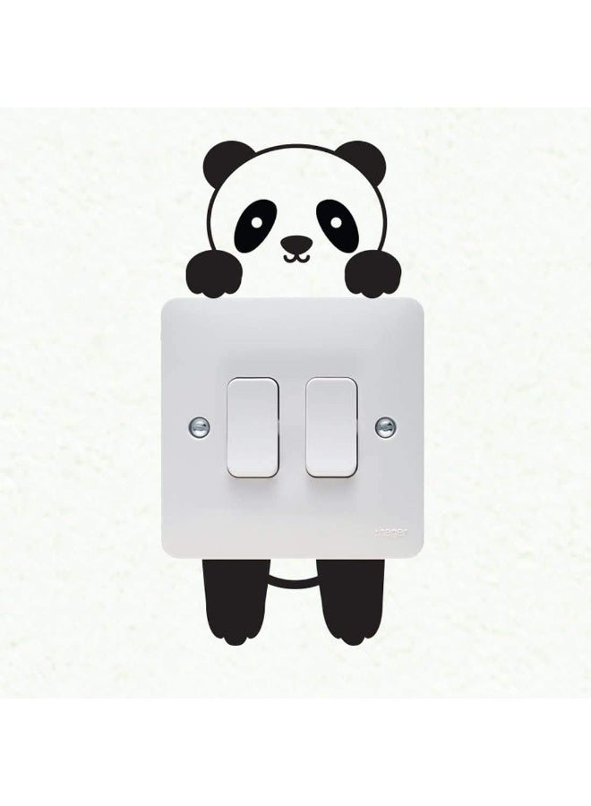 Wall4Stickers Panda Switch Wall Plate Wall Sticker Vinyl Decal Mural Home Decoration