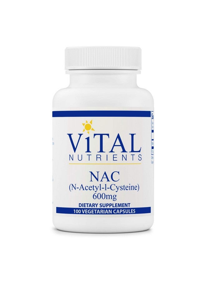 Vital Nutrients Nac (Nacetyllcysteine) Vegan Formula Supporting Sinus And Respiratory Health 100 Vegetarian Capsules Per Bottle 600 Mg - Image 2