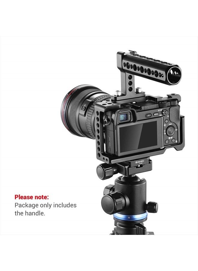SmallRig Camera Top Handle Cheese Handle Grip with Built-in Shoe Mount for Camera Rig, Camera Cage 1638B - Image 2