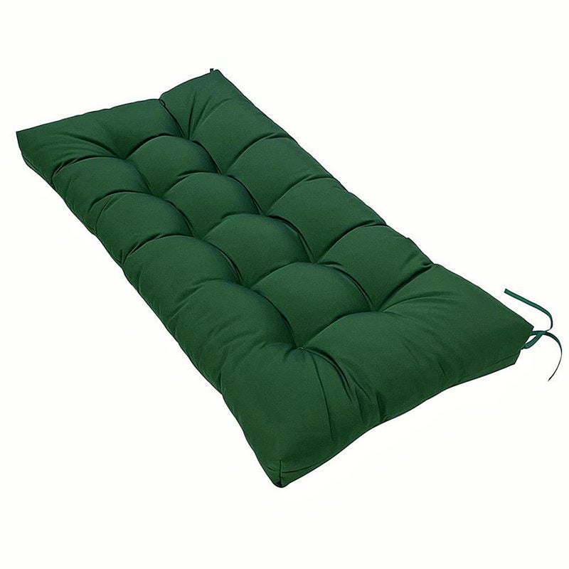 Srutirbo Waterproof Outdoor Bench Cushion 51x20 Swing Cushion Patio Furniture Cushions 3 Seater for Garden Patio Furniture Lounger Bench Dark Green