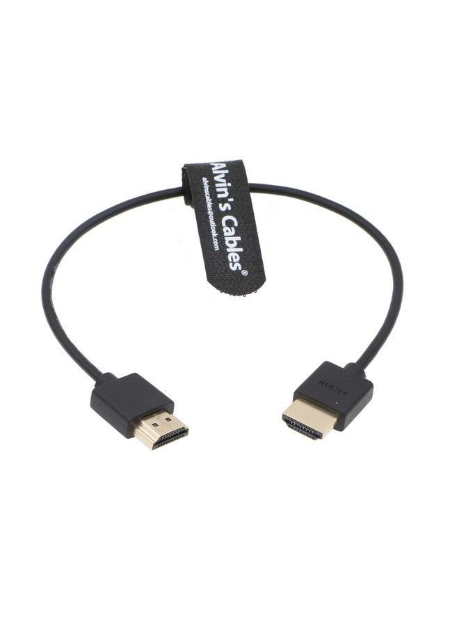 Alvin's Cables Z Cam E2 Hdmi Thin And Flexible Cable High Speed Ethernet For Portkeys Bm5 Monitor Straight To Straight 30Cm - Image 1