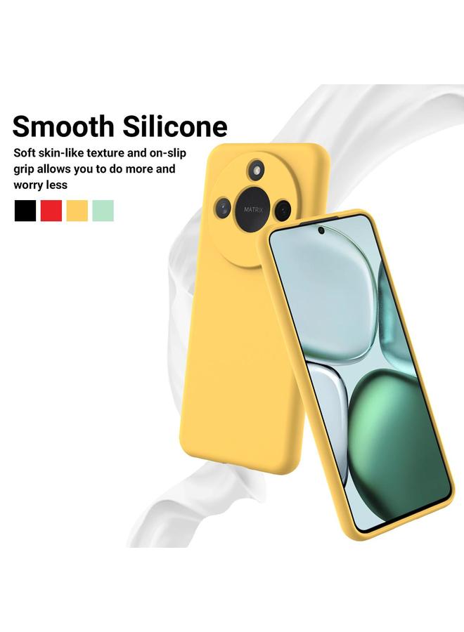 S-TOP Case For Honor X9c Smart / X60 Pure Color Liquid Silicone Shockproof Phone Case - Image 3