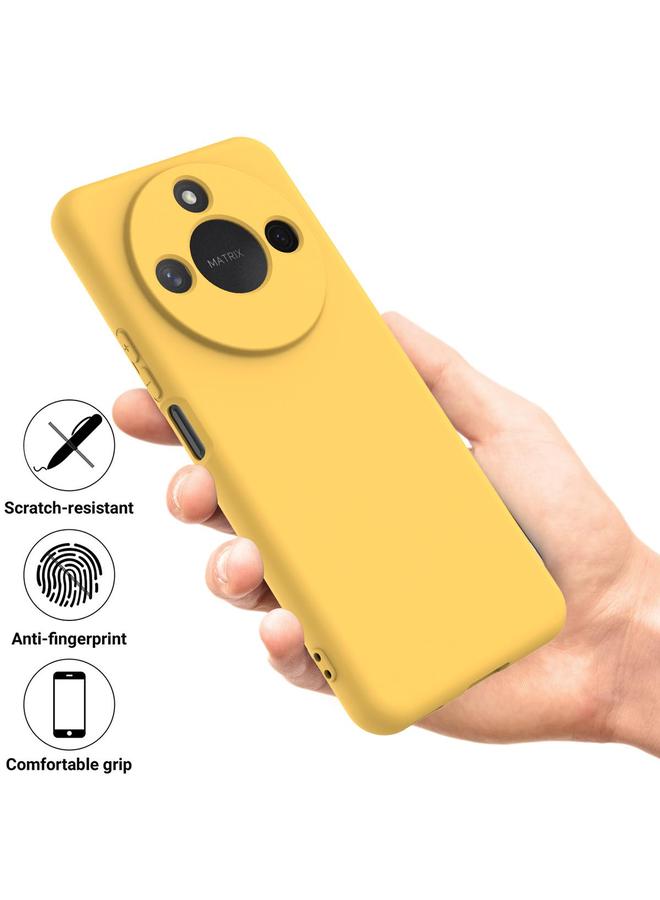 S-TOP Case For Honor X9c Smart / X60 Pure Color Liquid Silicone Shockproof Phone Case - Image 2