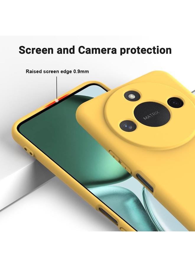 S-TOP Case For Honor X9c Smart / X60 Pure Color Liquid Silicone Shockproof Phone Case - Image 4