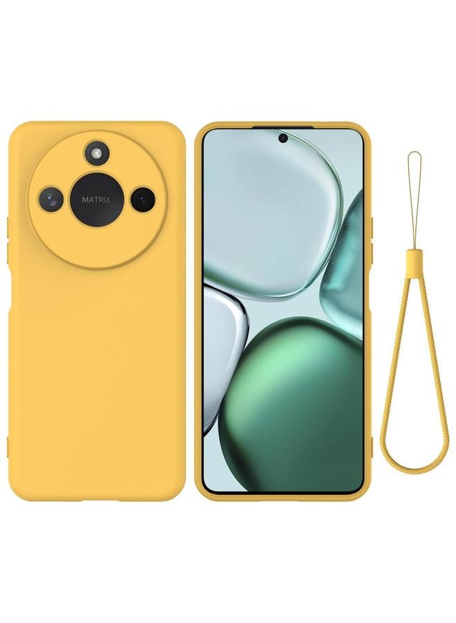 S-TOP Case For Honor X9c Smart / X60 Pure Color Liquid Silicone Shockproof Phone Case - Image 1