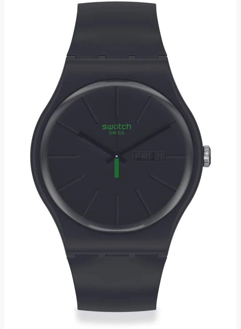 Swatch Swatch NEW IRONY CHRONO Silicone Strap Watch for Unisex - SO29B700
