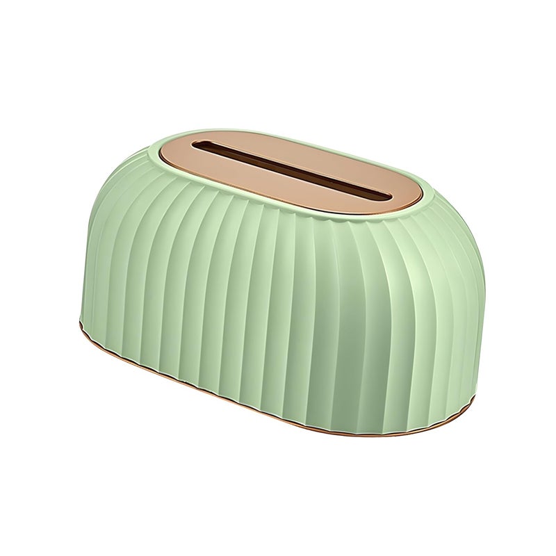 oddpod ™ Streak Tissue Box Holder with Automatic Spring/Desktop Facial Paper Towel Dispenser for Office, Home, Restaurants, cafes, Hotels & Hospitals - Mint Green - Image 1