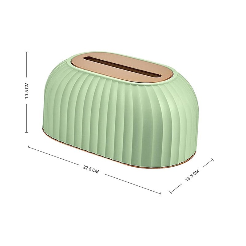 oddpod ™ Streak Tissue Box Holder with Automatic Spring/Desktop Facial Paper Towel Dispenser for Office, Home, Restaurants, cafes, Hotels & Hospitals - Mint Green - Image 3