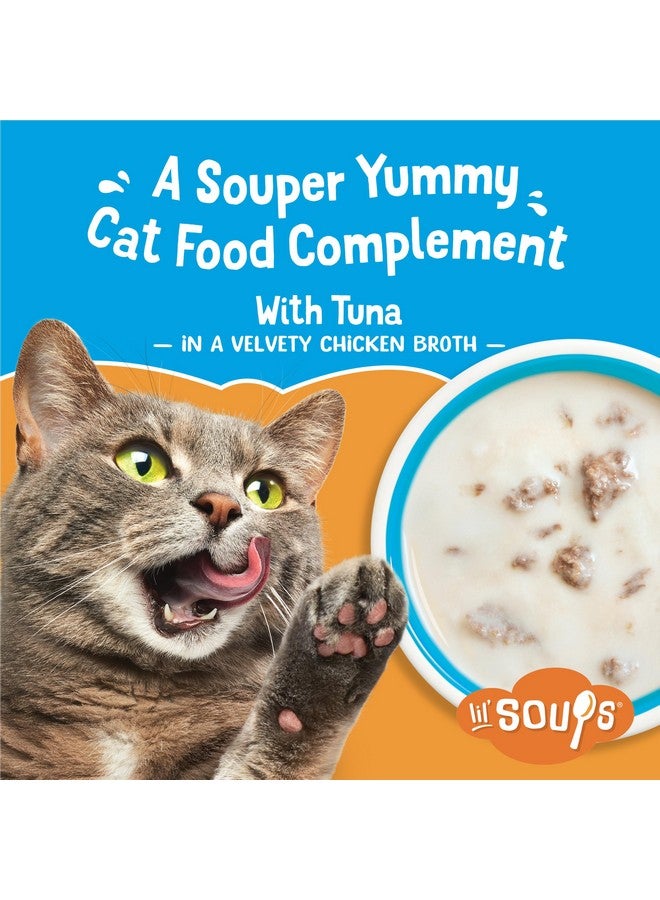 فريسكس بورينا فريسكيز، مكافآت قطط طبيعية خالية من الحبوب، قابلة لللعق، حساء صغير مع تونة في مرق دجاج - (عبوة من 8 قطع) أكواب سعة 1.2 أونصة - Image 3