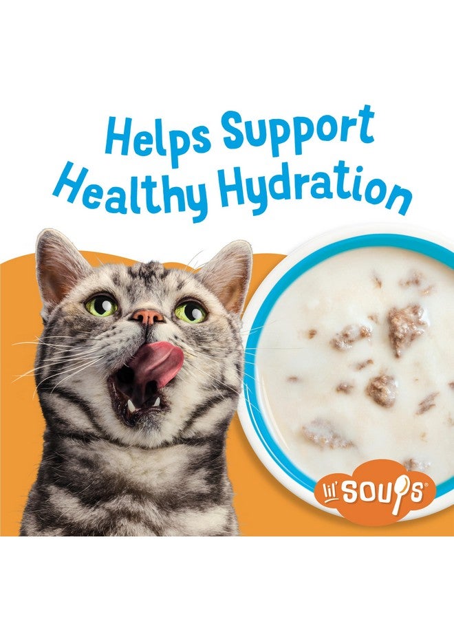 فريسكس بورينا فريسكيز، مكافآت قطط طبيعية خالية من الحبوب، قابلة لللعق، حساء صغير مع تونة في مرق دجاج - (عبوة من 8 قطع) أكواب سعة 1.2 أونصة - Image 4