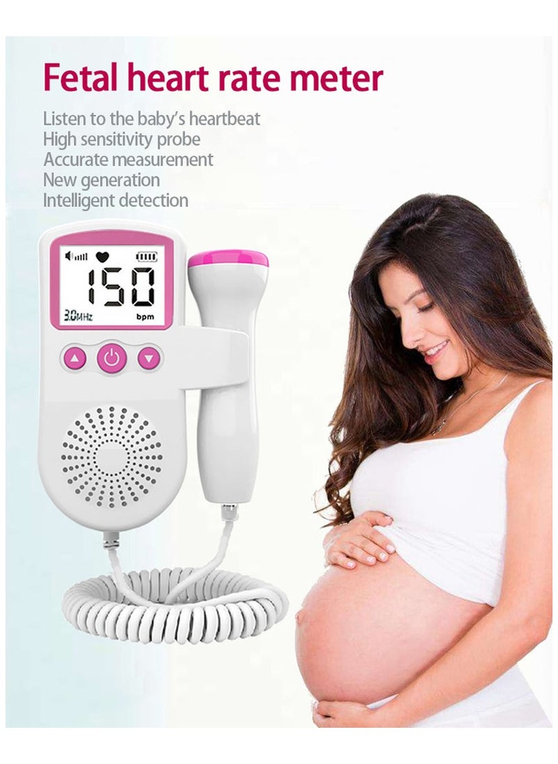Generic Home Portable Doppler Fetal Heart Rate Monitor Suitable For Pregnant Women  - Image 2