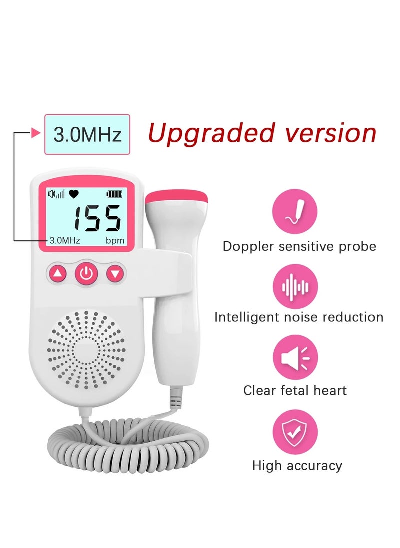 Generic Home Portable Doppler Fetal Heart Rate Monitor Suitable For Pregnant Women  - Image 5