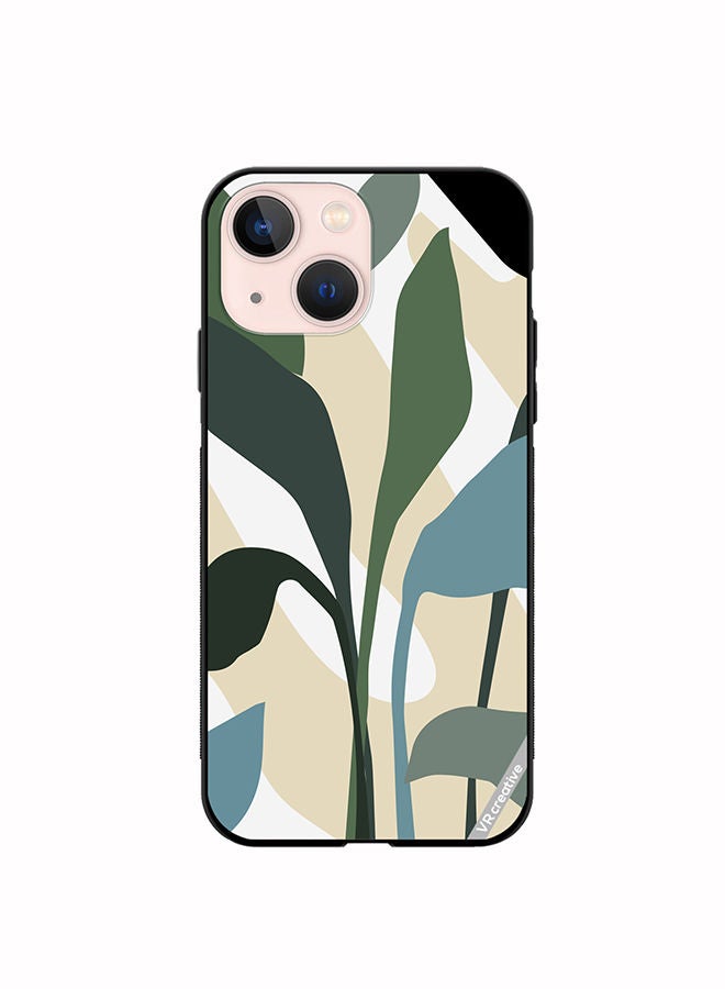 VR CREATIVE Protective Case Cover For Apple iPhone 13 mini Leaf Tropical Design Multicolour - Image 1