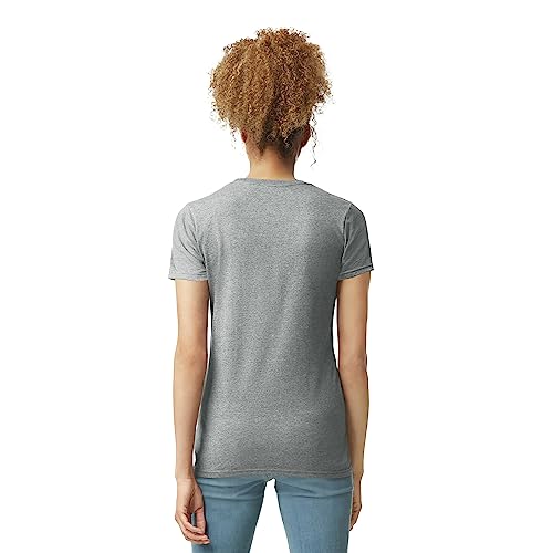 Gildan Women's Softstyle Cotton T-Shirt, Style G64000L, Multipack, Sport Grey (2-Pack), X-Large - Image 3