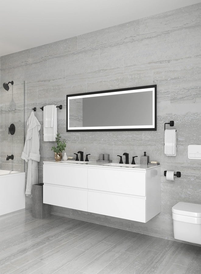 Pfister Venturi Toilet Paper Holder, Bathroom Tissue Roll Holder, Wall-Mounted, Screw-In, Matte Black Finish, BPHVNC0B - Image 3