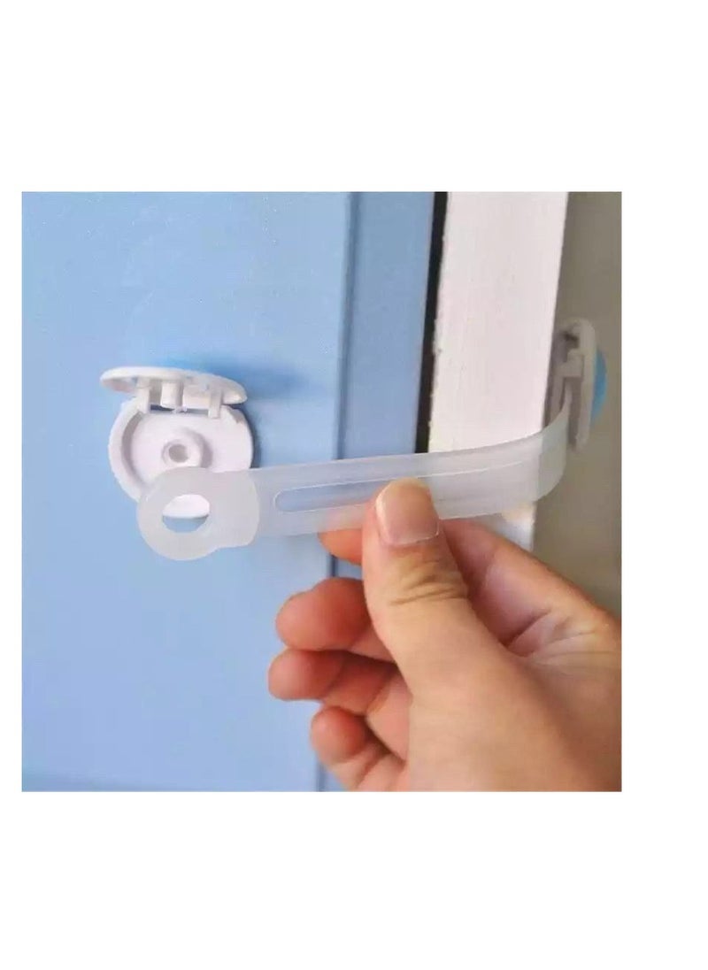 Generic 6 Child Safety Locks For Cabinets Refrigerators And Cupboards MultiColour  - Image 3