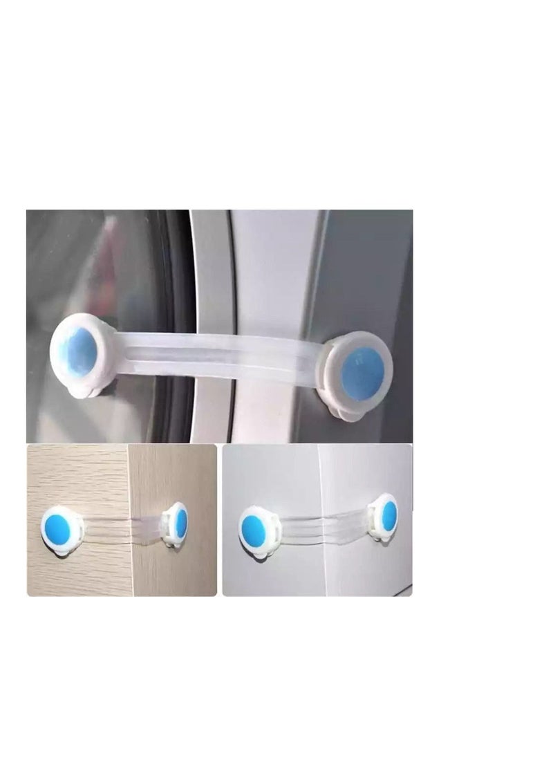 Generic 6 Child Safety Locks For Cabinets Refrigerators And Cupboards MultiColour  - Image 2