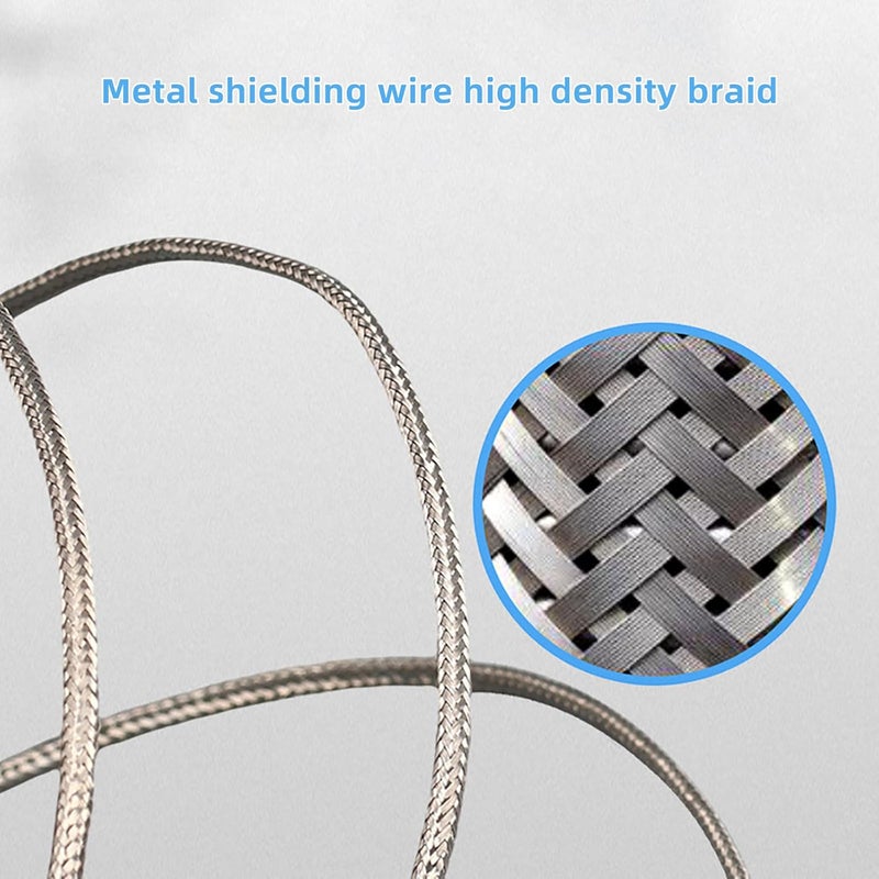 K Type Thermocouple Probe 5 Meters Stainless Steel Temperature Sensor Braided Cable - Image 5