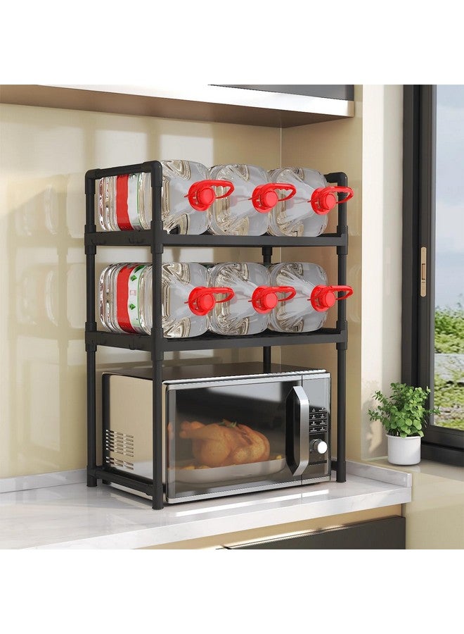 Olpad Expandable 3 Tier SS Kitchen Shelf Organizer Countertop Rack Space Saving Kitchen Free Standing Rack for Cosmetics, Stationary and Jars Organization Oven Stand Compact & Convenient (3 layer, White) - Image 4