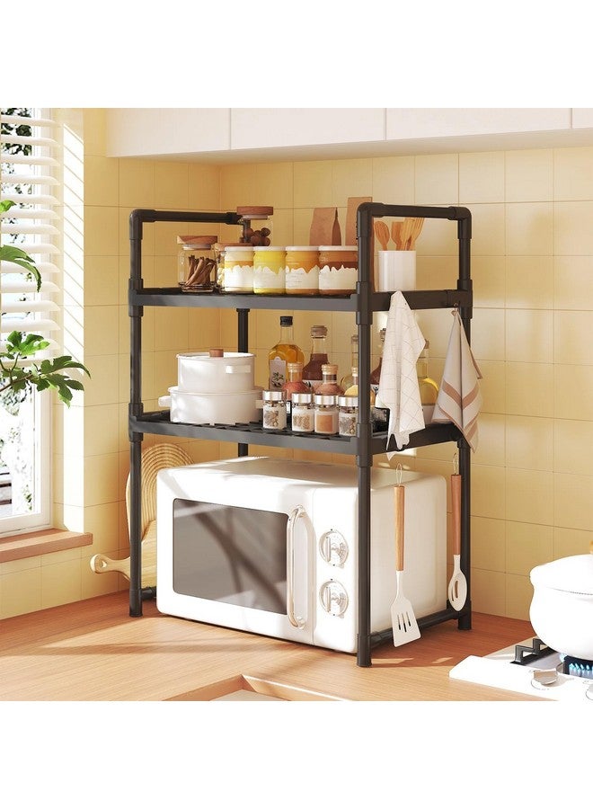 Olpad Expandable 3 Tier SS Kitchen Shelf Organizer Countertop Rack Space Saving Kitchen Free Standing Rack for Cosmetics, Stationary and Jars Organization Oven Stand Compact & Convenient (3 layer, White) - Image 5
