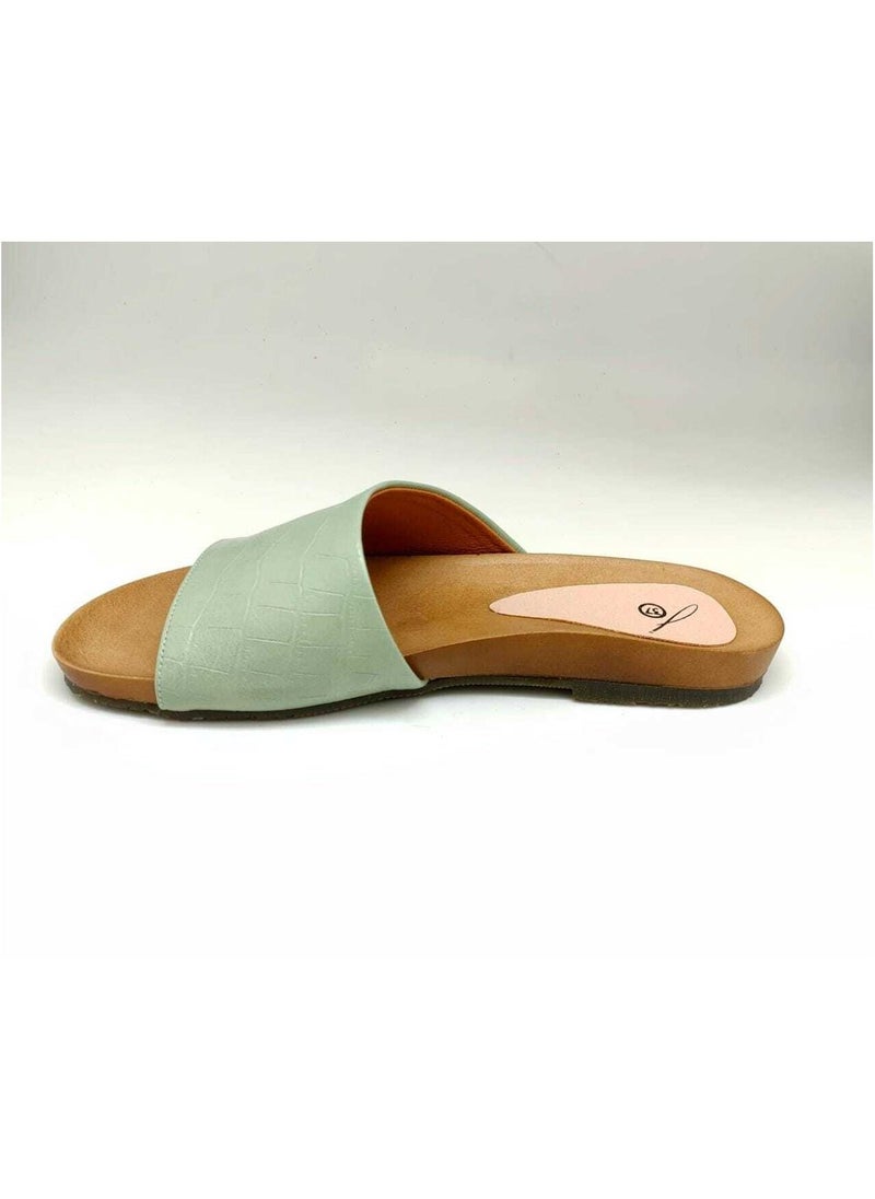 Mr.joe Women Slipper-Green  - Image 3