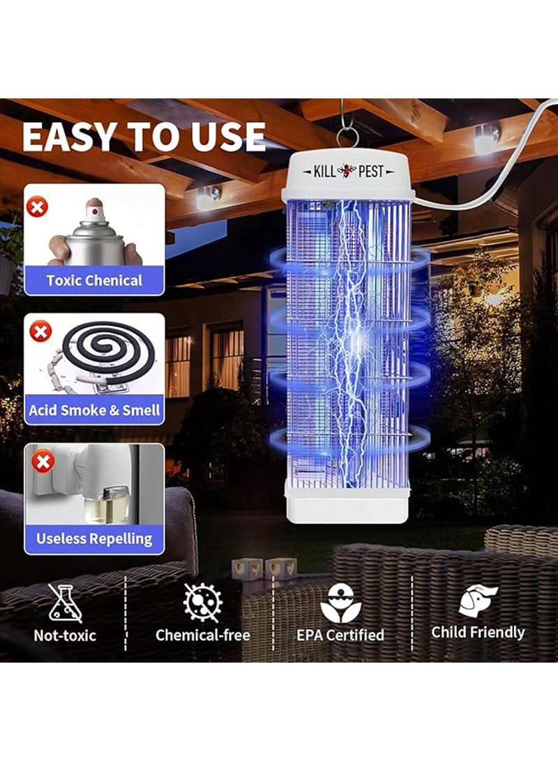 Topyich Electric Mosquito Killer, Insect Killer, Best Killer of Mosquitoes and Flying Insects, High-Power UV Light Bug Zapper Effective Insect Control for Home, Patio, Backyard, Camping - Image 5