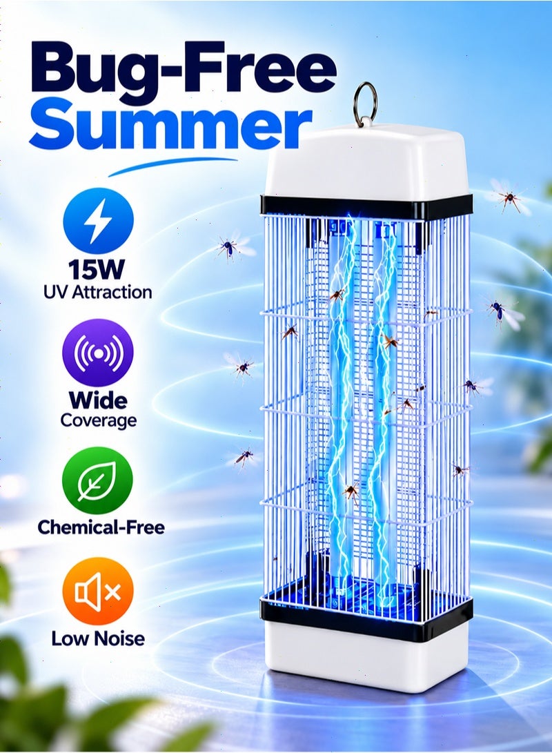 Pomefar Electric Mosquito Killer, Insect Killer, Best Killer of Mosquitoes and Flying Insects, High-Power UV Light Bug Zapper Effective Insect Control for Home, Patio, Backyard, Camping - Image 4
