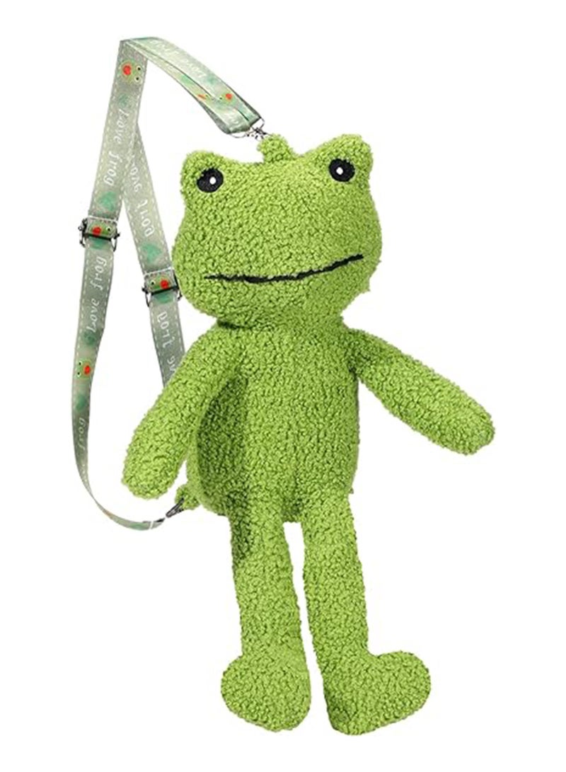 SYOSI Crossbody Bag Cute Plush Purse Backpack Kawaii Wallet Girls Cartoon Animal Lolita Bag with Chain Strap(Goose) - Image 1