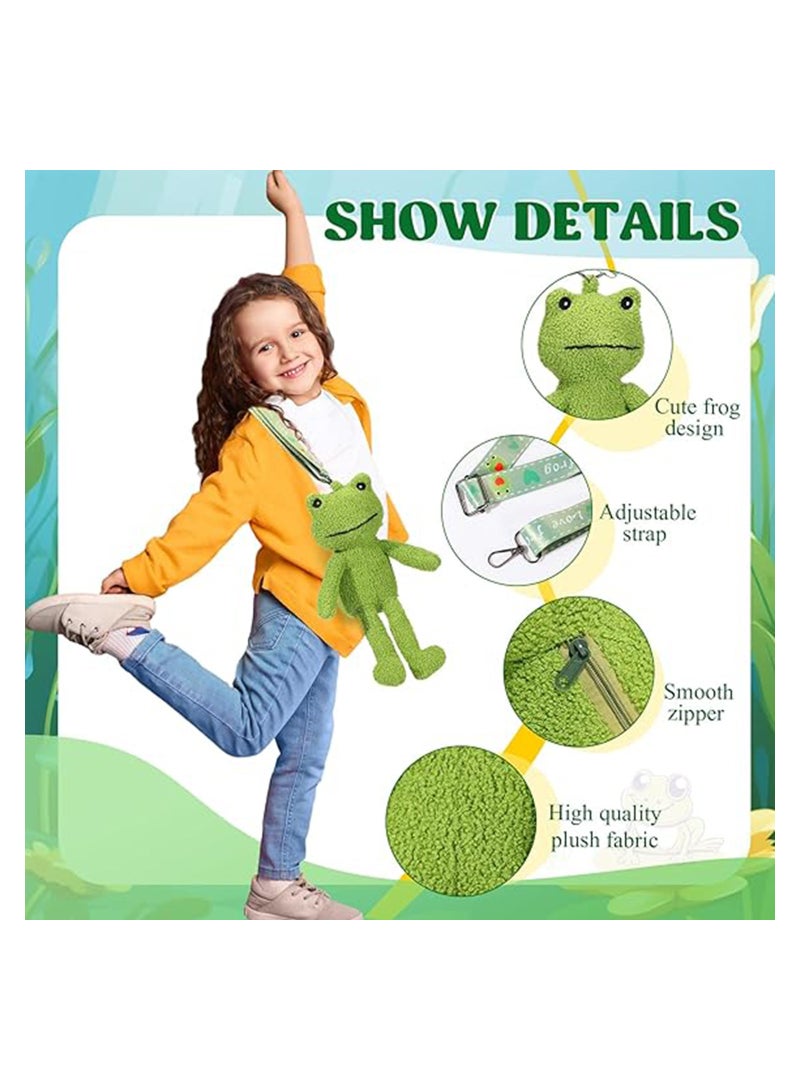 SYOSI Crossbody Bag Cute Plush Purse Backpack Kawaii Wallet Girls Cartoon Animal Lolita Bag with Chain Strap(Goose) - Image 5