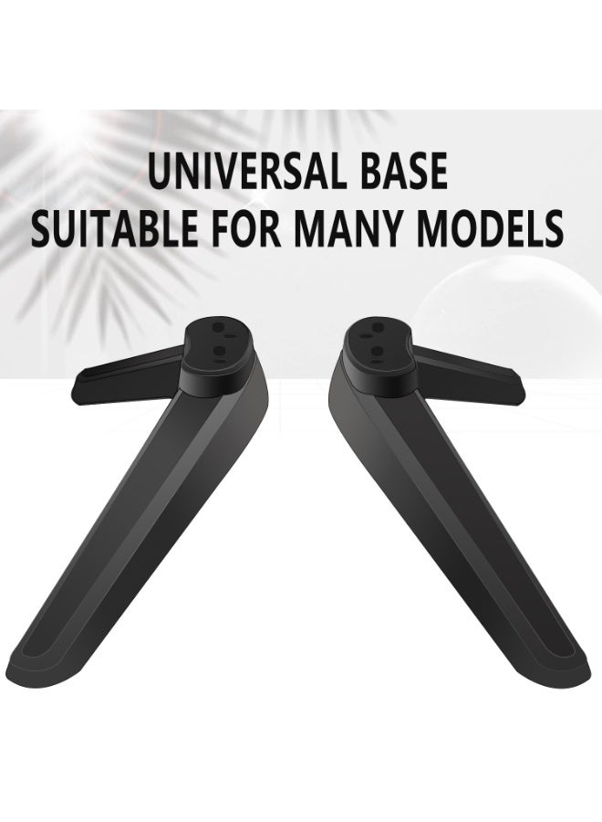 Desktop universal TV Base Black Stand(Only applicable to TVs with mounting holes at the back of the TV) - Image 2