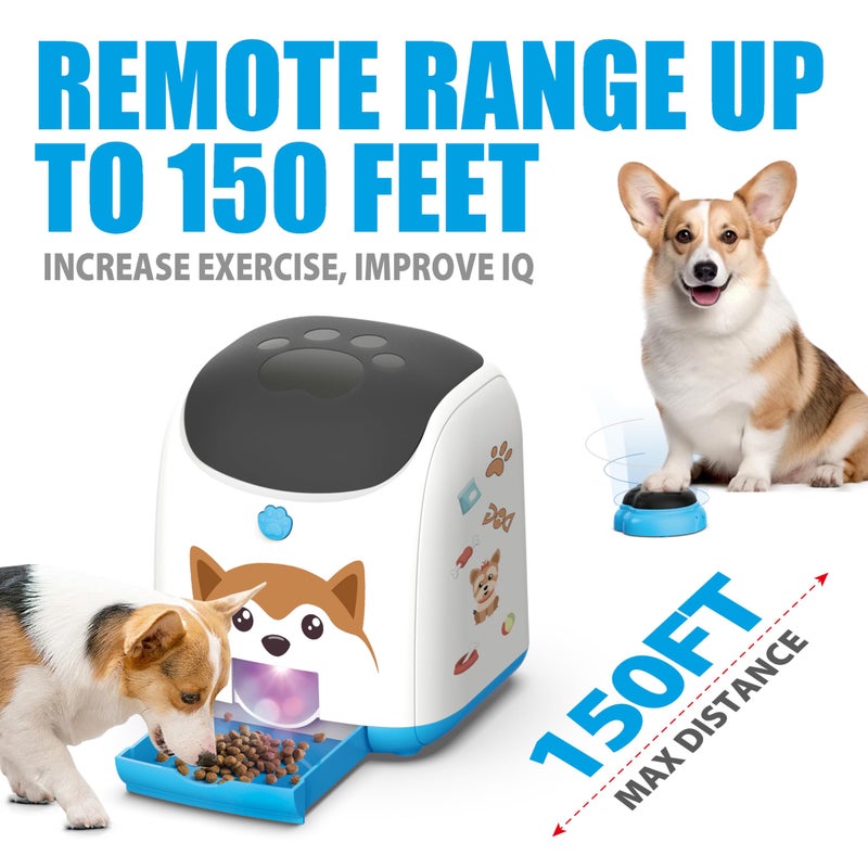 PICAPETS Dog Puzzle Feeder Toy â€“ Remote Control Automatic Treat Dispenser with Light, Interactive IQ Training Slow Feeder, Large Capacity for All Dog Breeds - Image 2