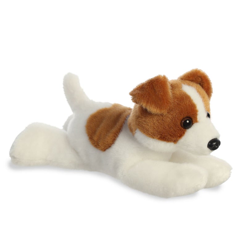 Aurora Adorable Mini Flopsie Jackie Russell Stuffed Animal Mini Companions Ready for Playful Adventures for Kids All Ages Toddlers Adults and Families Brown 85 Inches - Image 2