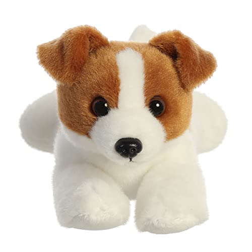 Aurora Adorable Mini Flopsie Jackie Russell Stuffed Animal Mini Companions Ready for Playful Adventures for Kids All Ages Toddlers Adults and Families Brown 85 Inches - Image 3