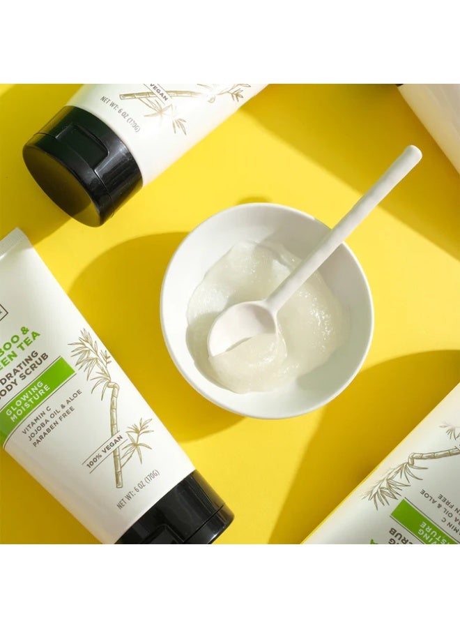 Soapbox Bamboo & Green Tea Hydrating Body Scrub with Vitamin C, Jojoba Oil & Aloe | Vegan & Paraben-Free - Image 5