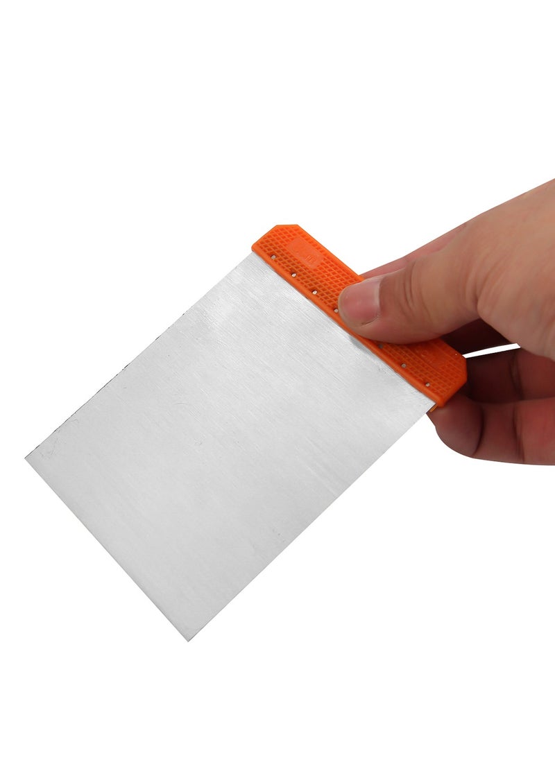 KSEIBI 4 Pieces Plastic Scraper 5,8,10,12cm, Steel Blades, Cleaning Scraper, Flexible Scrapers Tool for Wallpaper, Wall, Car Putty, Spackling, Glass, Labels, Baking, Patching, Plaster Scraping, Painters Tool  - Image 4