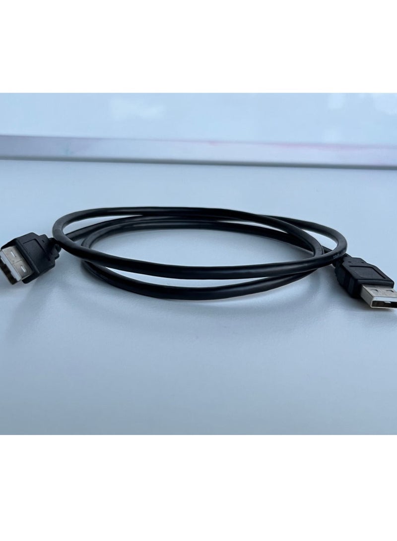 IAF 1 meter usb male to male cable, USB A to A Cables, USB 2.0 Cord High Speed Transfer Cable USB use with Laptop desktop fan External Hard Drive - Image 1