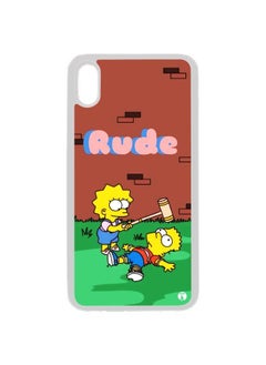 PRINTED Phone Cover FOR IPHONE X Animation Bart And Lisa From The Simpsons By 20Th Century Studios