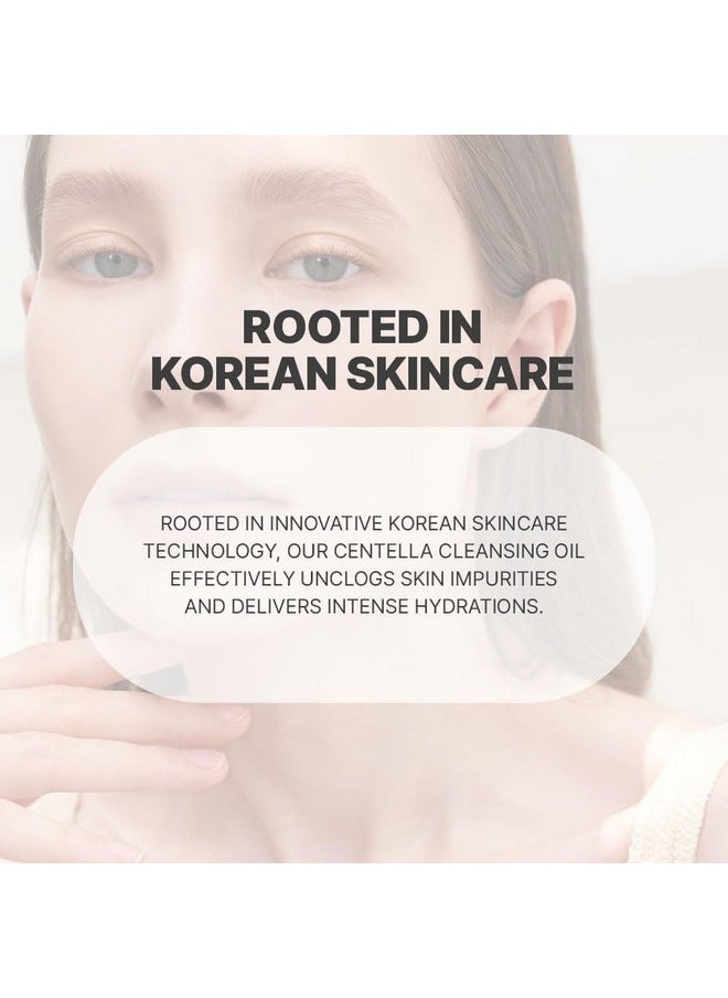 Proot - Centella Cleansing Oil Centella Oil Cleanser Korean Centella Cleansing Oil For Face Centella Oil Cleanser For Face With High Concentrate Of Centella Extract Centella Cleanser For Sebum - Image 1