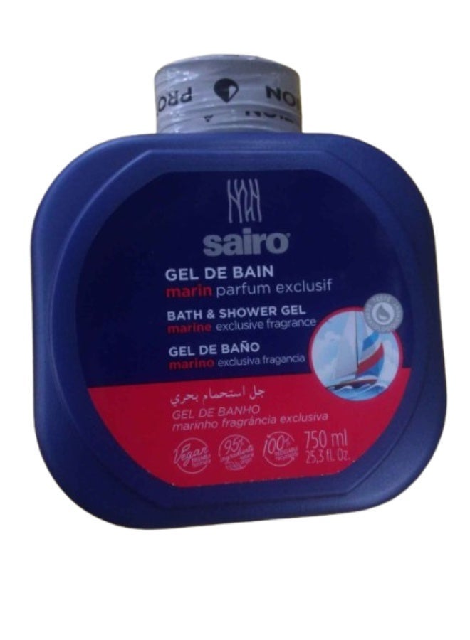 Sairo Bath And Shower Gel- Gold Exclusive Fragancia, 750 ml