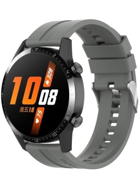 22MM Band  Silicone Strap For Samsung Galaxy Watch3 45mm/Galaxy 46mm/Gear S3/Huawei Watch 3/4 GT4 GT3 46MM/GT2E/GT2 Pro/GT GT2 46MM/Honor Magic Watch2 46mm/Amazfit GTR 2/2e/3/3