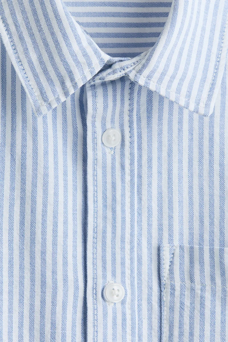 H&M Short-sleeved cotton shirt